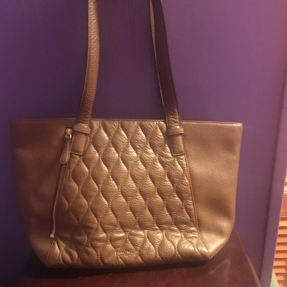 Vera Bradley Brown Leather Purse